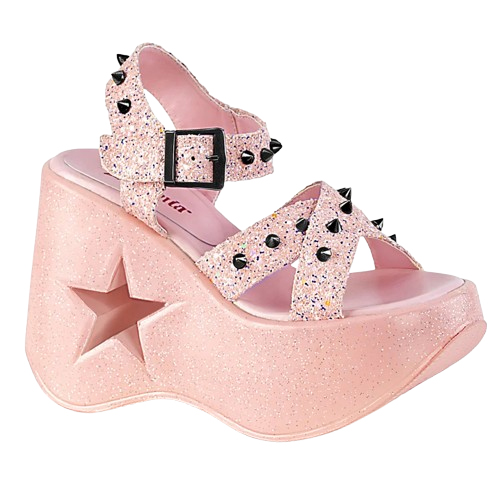 Босоножки Demonia DYNAMITE-02 Baby Pink Glitter