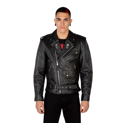 Куртка-косуха кожаная New Rock W-NRLMJ061-S2