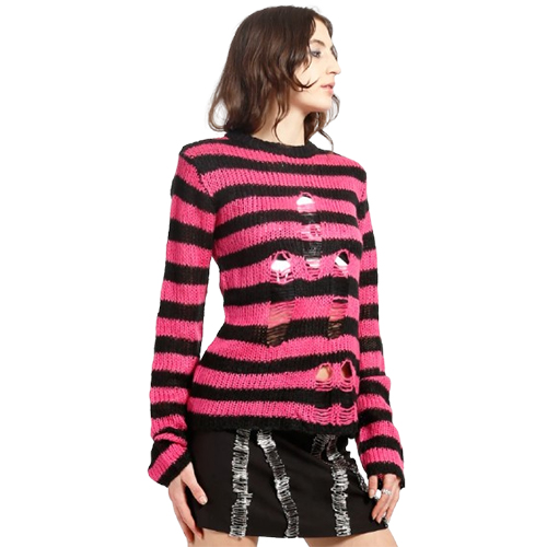 Свитер Tripp Nyc RAG STRIPE PINK