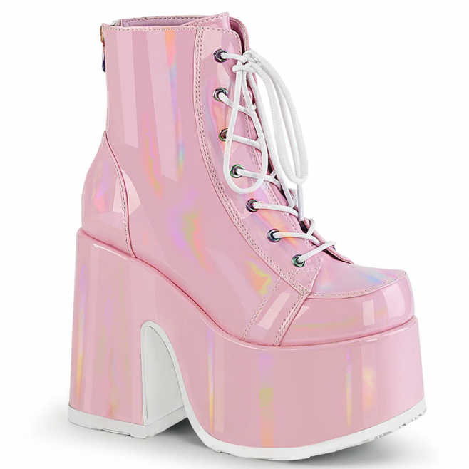 Ботильоны Demonia CAMEL-203 Baby Pink Hologram