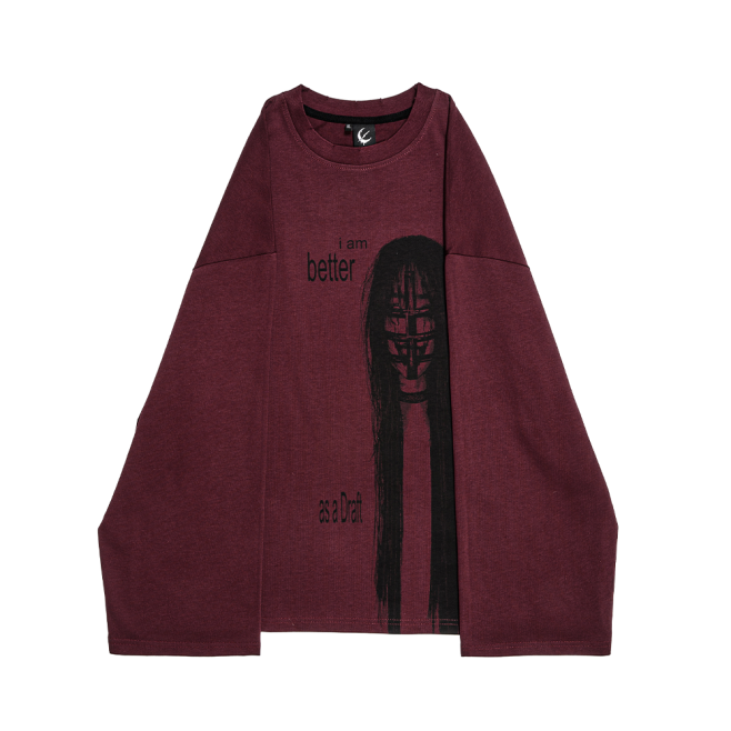 Лонгслив bladnes SCREAM RED