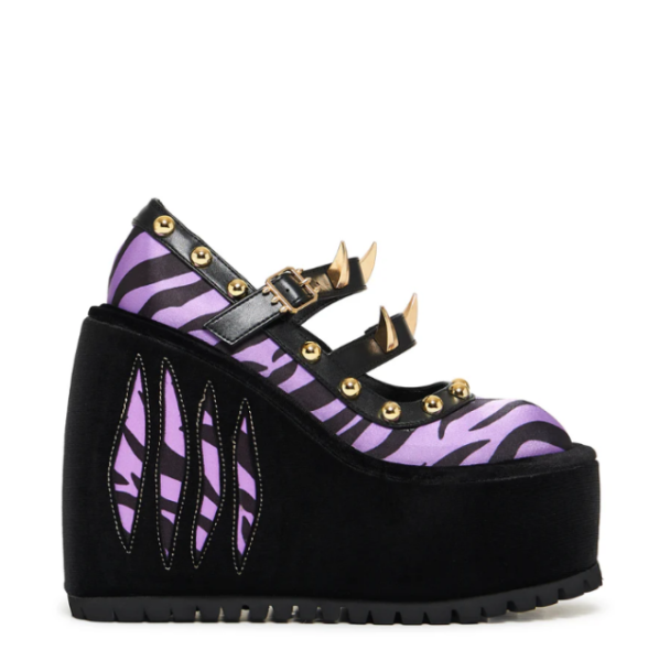 Туфли KOI Footwear Clawsome Wolf Platform Wedges - Purple