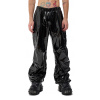 Брюки-карго MIRBA LACQUER черный