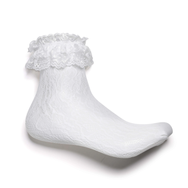 Носки KOI Footwear Heiress White Lace Ruffle