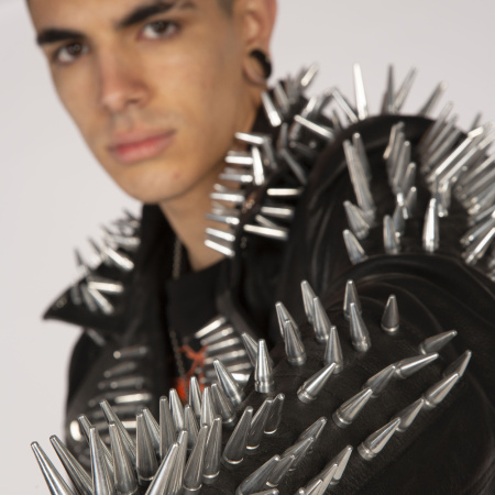 Куртка-косуха кожаная New Rock W-NRLMJ071-S1