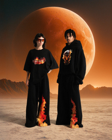 Футболка Odis SKULL IN FLAMES TEE