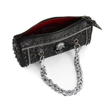 Кожаная мини-сумка New Rock с декором