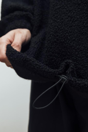 Худи MIRBA HOODIE-SHERPA, чёрный