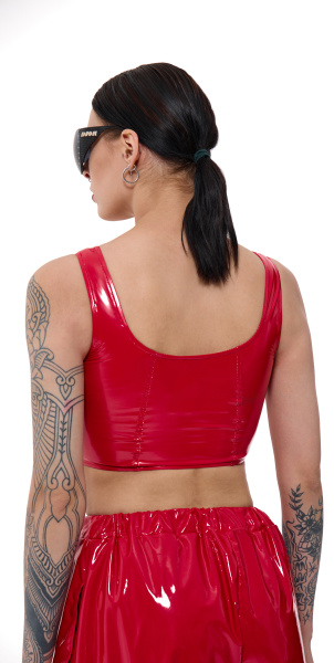 Топ MIRBA LACQUER красный