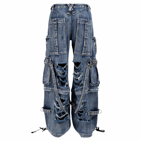 Джинсы Tripp Nyc SHREDDER FULL FORCE INDIGO FOG