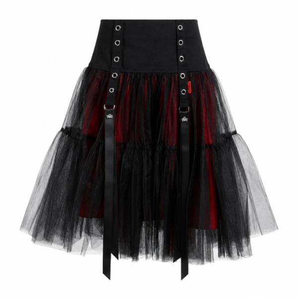 Юбка Tripp Nyc TUTU RIBBON TULLE BLK/RED