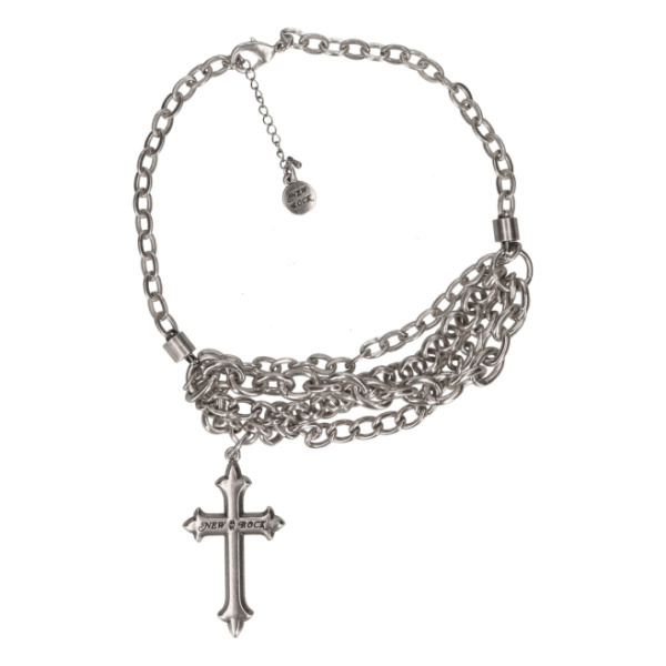 Цепь New Rock с крестом