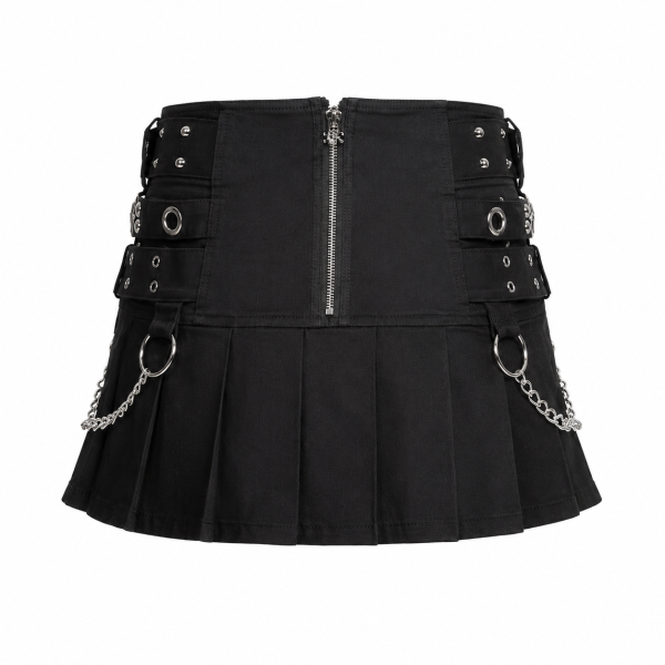 Юбка Tripp Nyc TRIPLE BELTED CHAIN