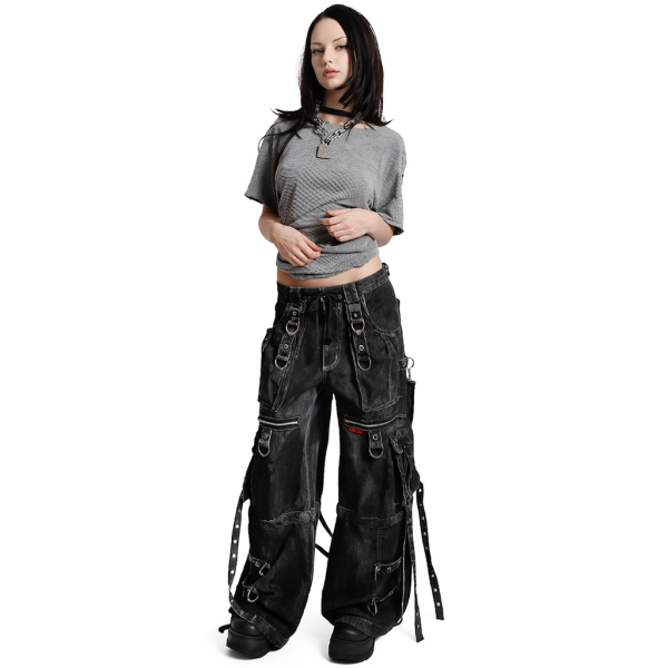 Джинсы Tripp Nyc X-STRAP BLACK INK WASH DENIM