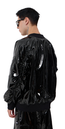 Куртка MIRBA BOMBER-LACQUER чёрный