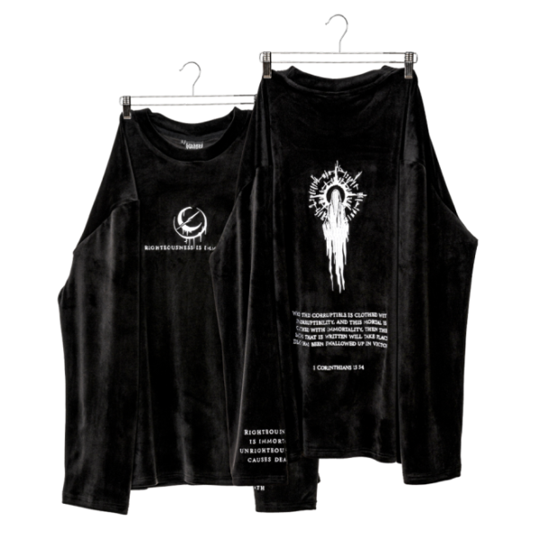 Лонгслив bladnes RIGHTEOUSNESS IS IMMORTAL