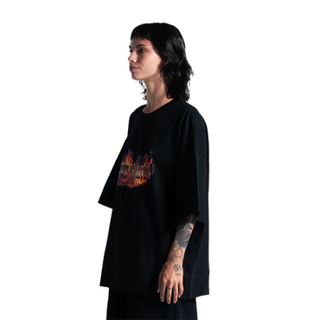 Футболка Odis SKULL IN FLAMES TEE