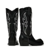 Сапоги KOI Footwear Cryptek Snub Nose Tall Cowboy - Black Vintage