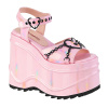 Босоножки Demonia WAVE-09 Baby Pink Hologram