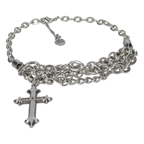 Цепь New Rock с крестом