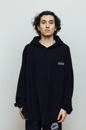 Худи MIRBA HOODIE-SHERPA, чёрный