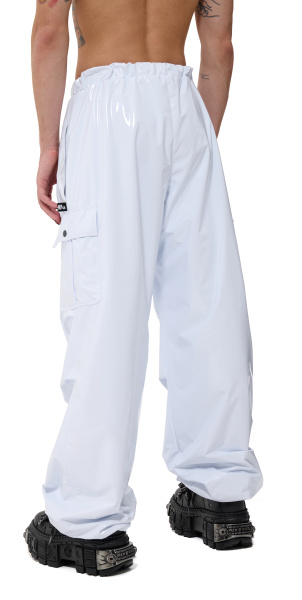 Брюки-карго MIRBA LACQUER белый