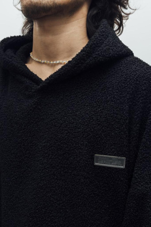 Худи MIRBA HOODIE-SHERPA, чёрный