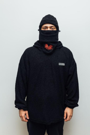 Капюшон маска MIRBA BALACLAVA-ROOTS, черный