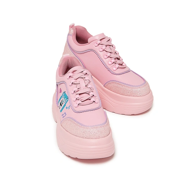 Кроссовки KOI Footwear Virtual Diva Miku Chunky - Pink