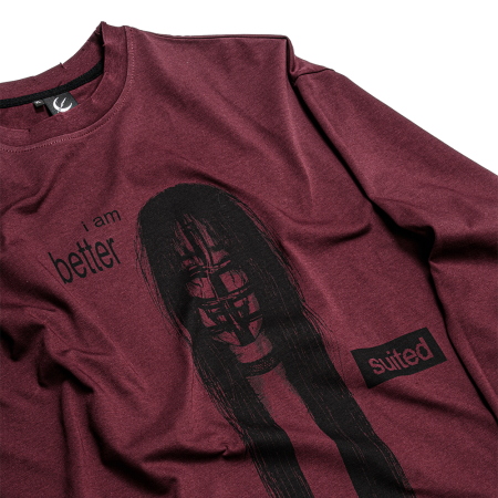 Лонгслив bladnes SCREAM RED