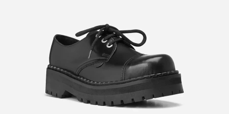 Туфли-гриндерсы Underground на платформе tracker black double