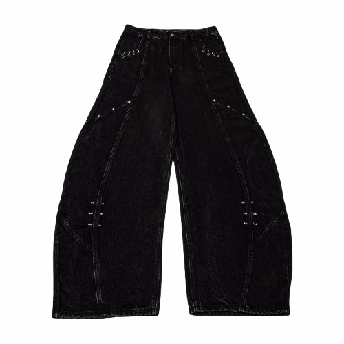 Джинсы bladnes WIDE BLACK