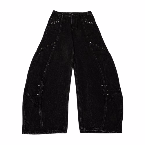 Джинсы bladnes WIDE BLACK