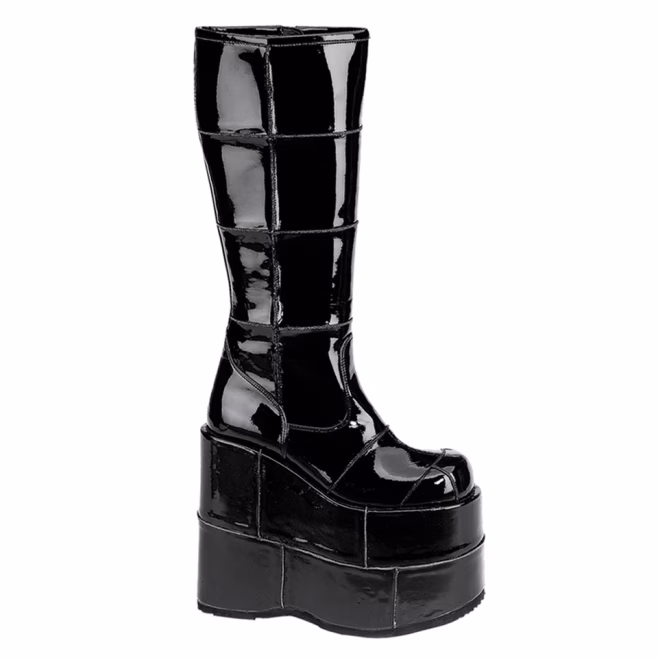 Ботинки Demonia STACK-301 Black Patent