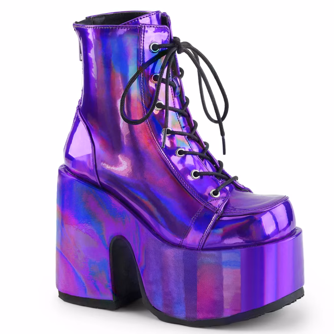 Ботильоны Demonia CAMEL-203 Purple Hologram