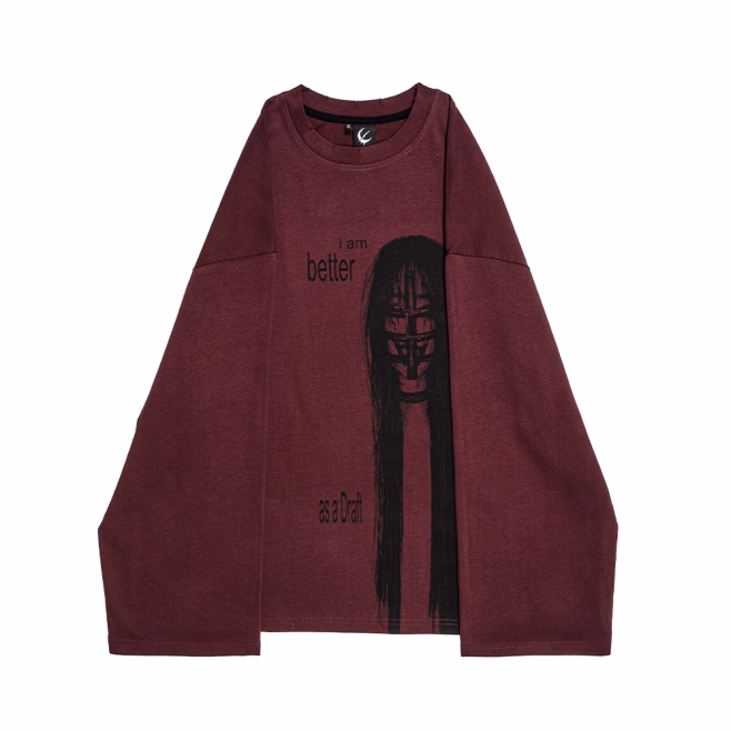 Лонгслив bladnes SCREAM RED