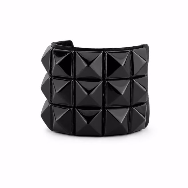 Напульсник Underground 3 ROW NICKEL PYRAMID STUDS