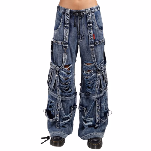 Джинсы Tripp Nyc SHREDDER FULL FORCE INDIGO FOG