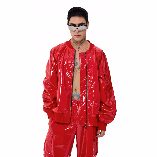 Куртка MIRBA BOMBER LACQUER красный